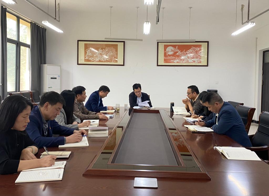 校党委副书记张宝强到学院调研指导主题教育工作