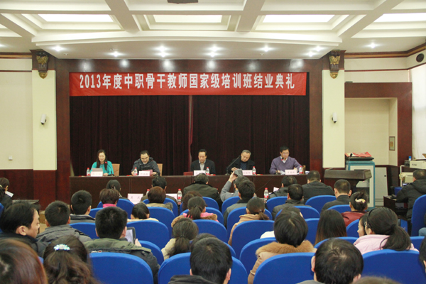 中原工学院2013年度中职骨干教师国家级培训圆满结业